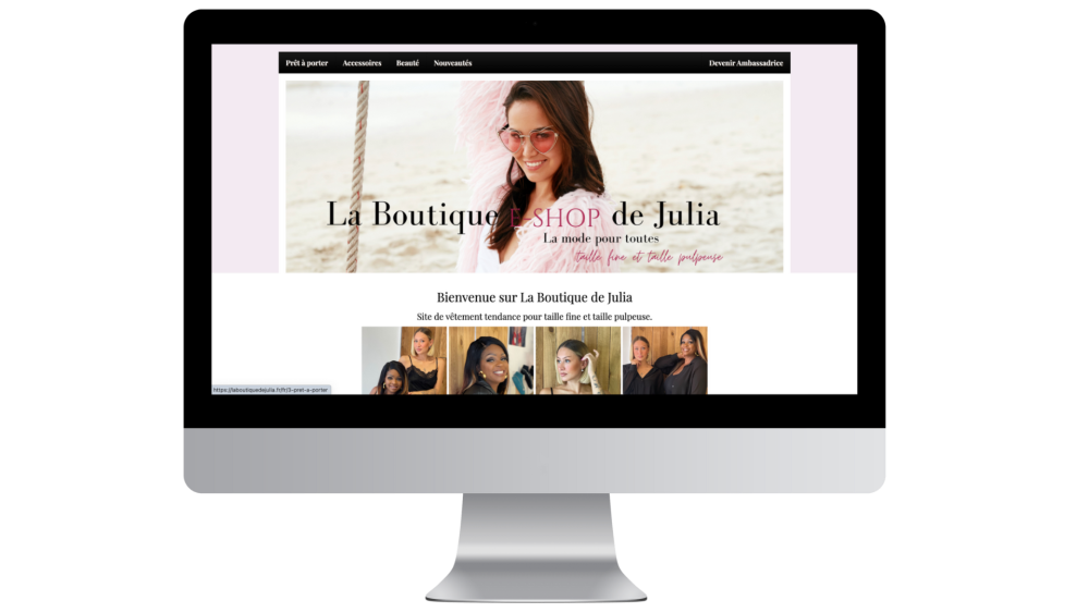 Refonte de la boutique de Julia et amélioration du SEO